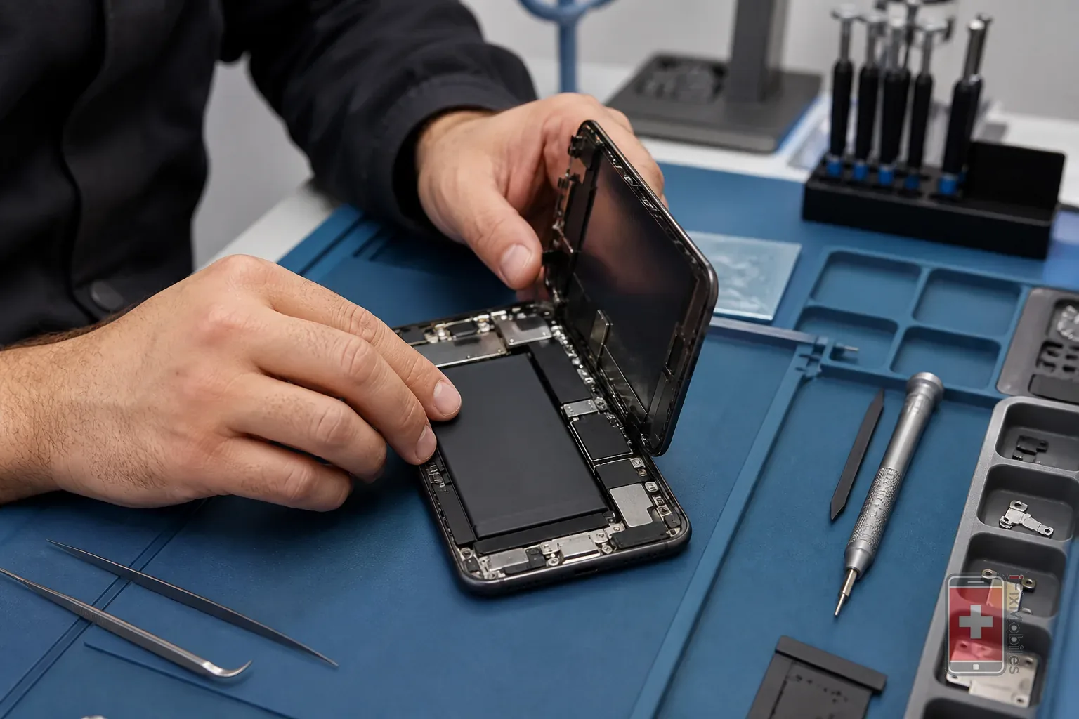 Smartphone battery replacement at iFix Mobiles Brisbane in Chermside